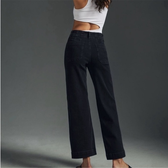 Anthropologie Dark Wide Leg Jeans - Picture 2 of 16